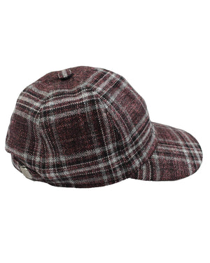 Kiton Baseball Cap Brown Gray 