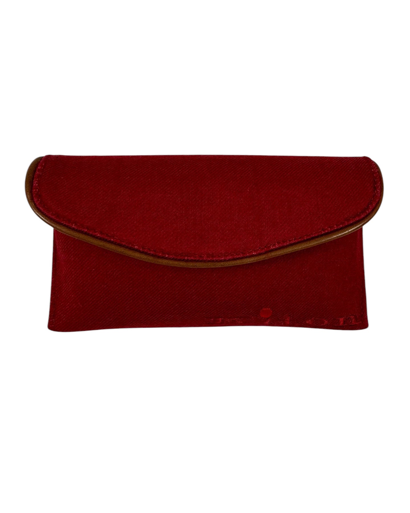Kiton Eyeglasses Holder - Red Cashmere Eye Glasses Case SALE