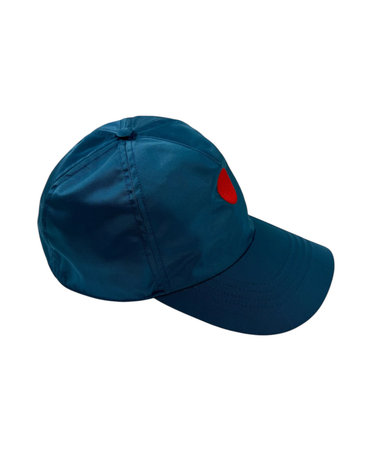 Kiton Baseball Cap M - Petrol Blue Red Logo Dot SALE