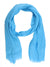 Kiton Linen Scarf Solid Aqua Blue - Luxury Men Shawl