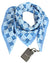 Kiton Scarf Blue Geometric - Men Collection - Silk