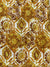 Kiton Linen Viscose Scarf Brown Floral