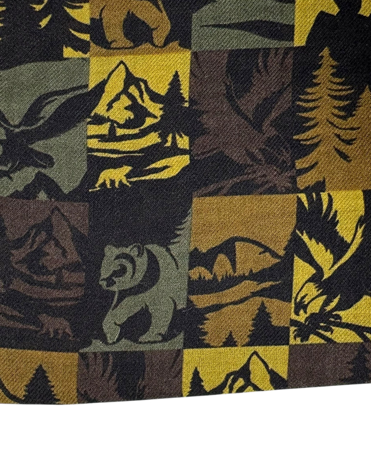 Kiton Small Cashmere Scarf Novelty Men Collection Green Brown SALE