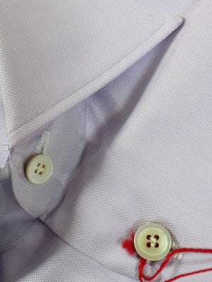 Kiton Dress Shirt Solid Lilac 40 - 15 3/4 SALE
