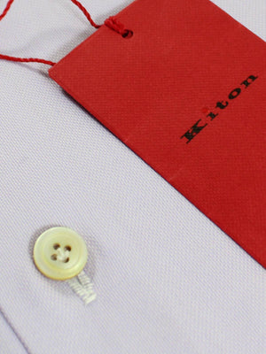 Kiton Dress Shirt Solid Lilac 40 - 15 3/4 SALE