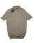 Kiton Polo Shirt Beige With White Logo Sleeve Detail EU 50/ M SALE