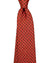 Kiton Tie Orange Olive Dots - Sevenfold Necktie