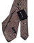 Kiton Sevenfold Tie White Brown Polka Dots - Summer 2025 Collection