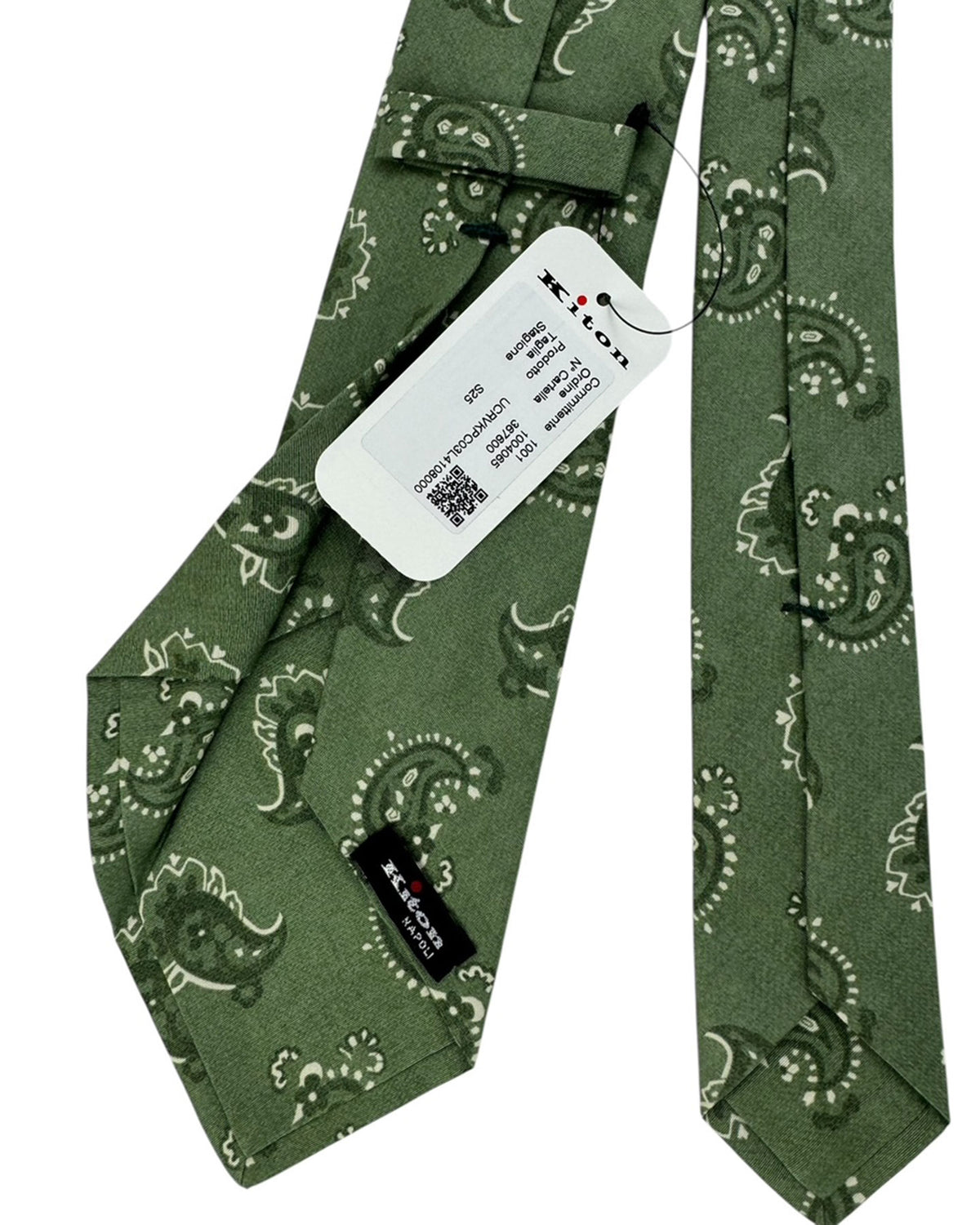 Green Paisley Tie