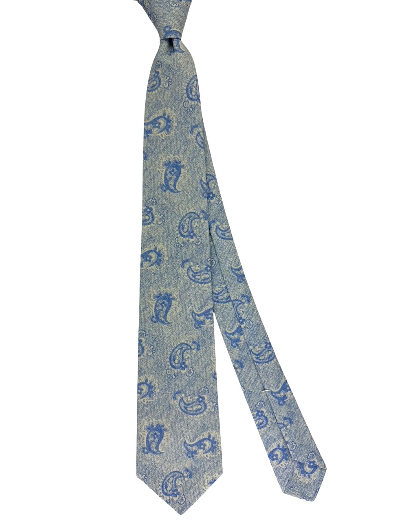 Periwinkle Blue Tie Kiton