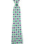 Kiton Tie White Purple Green Design - Sevenfold