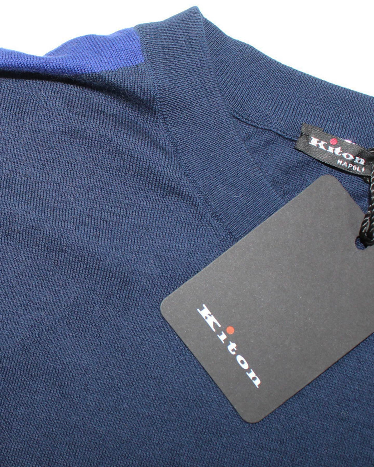 Kiton T-Shirt Navy Royal Blue 