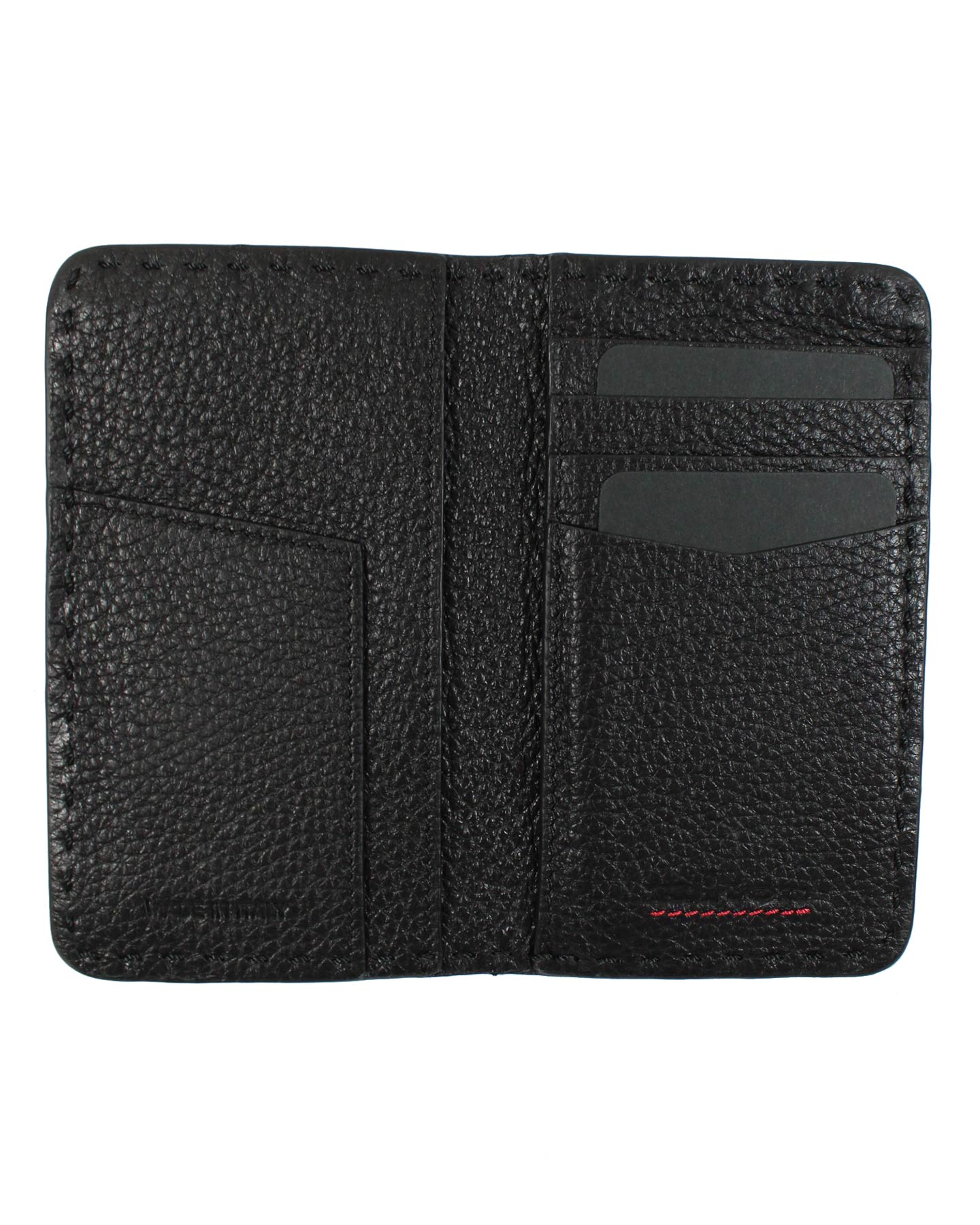 Kiton Leather Wallet Dark Brown 