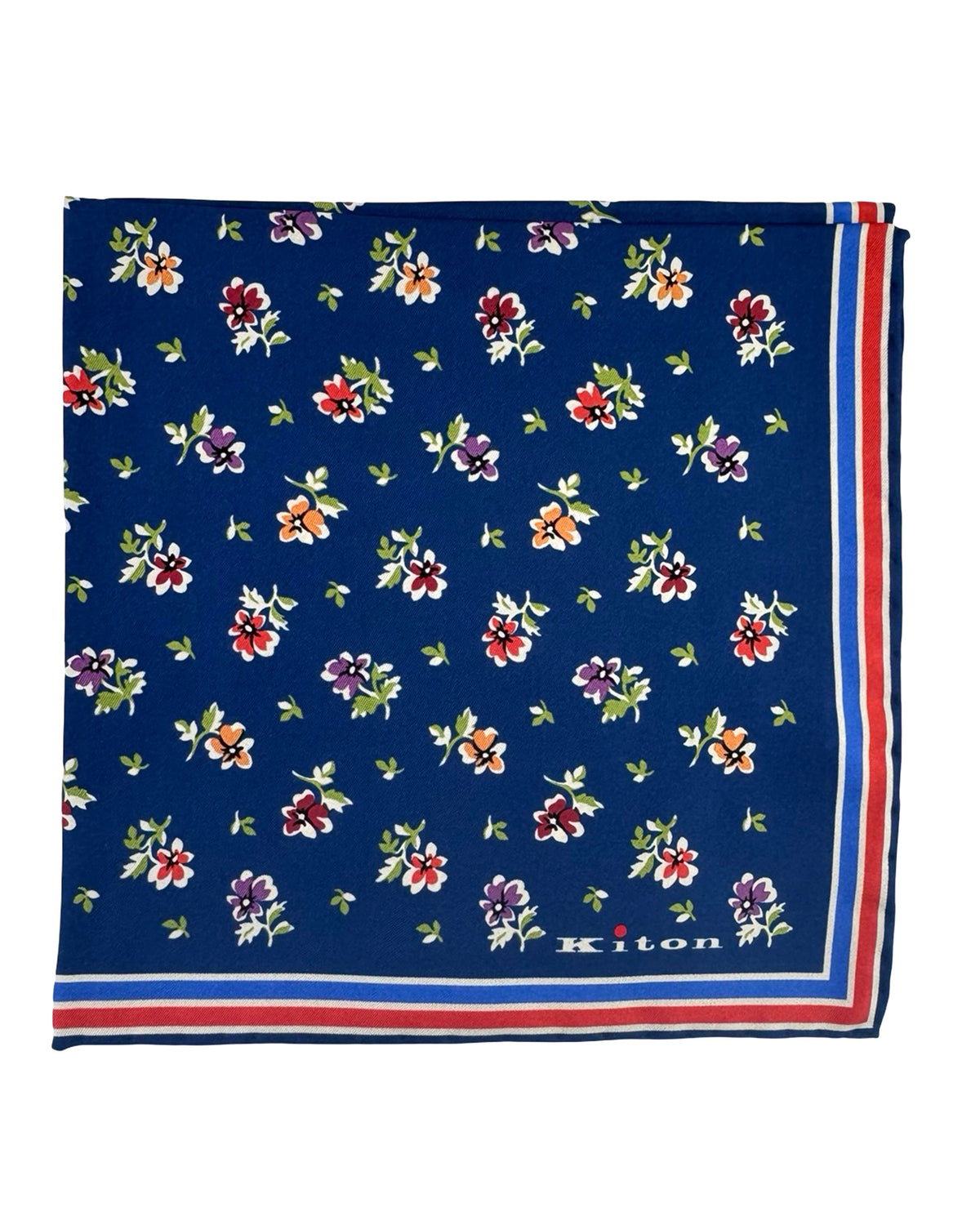 Kiton Silk Pocket Square New