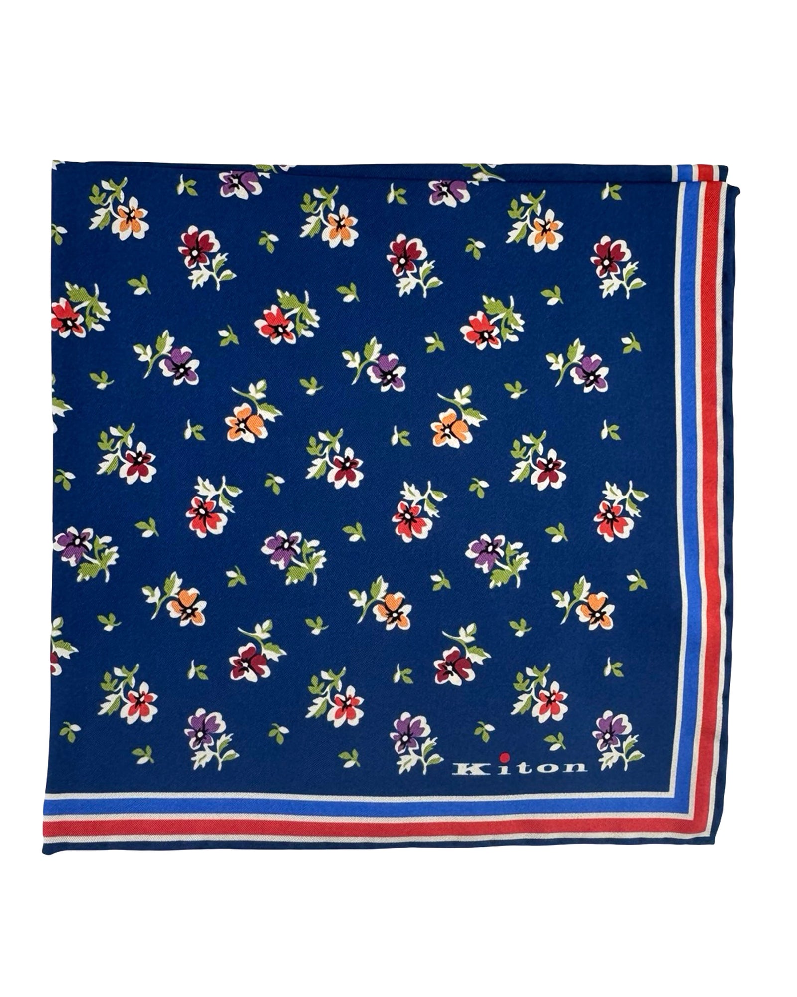 Kiton Silk Pocket Square New