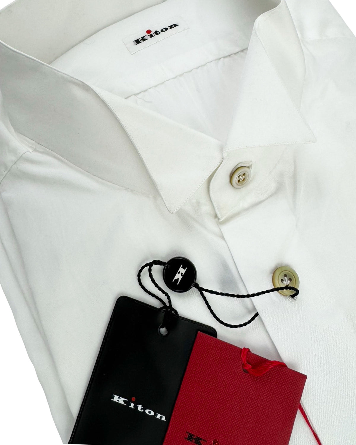 Kiton Tuxedo Shirt Wing Collar 45 - 17 3/4