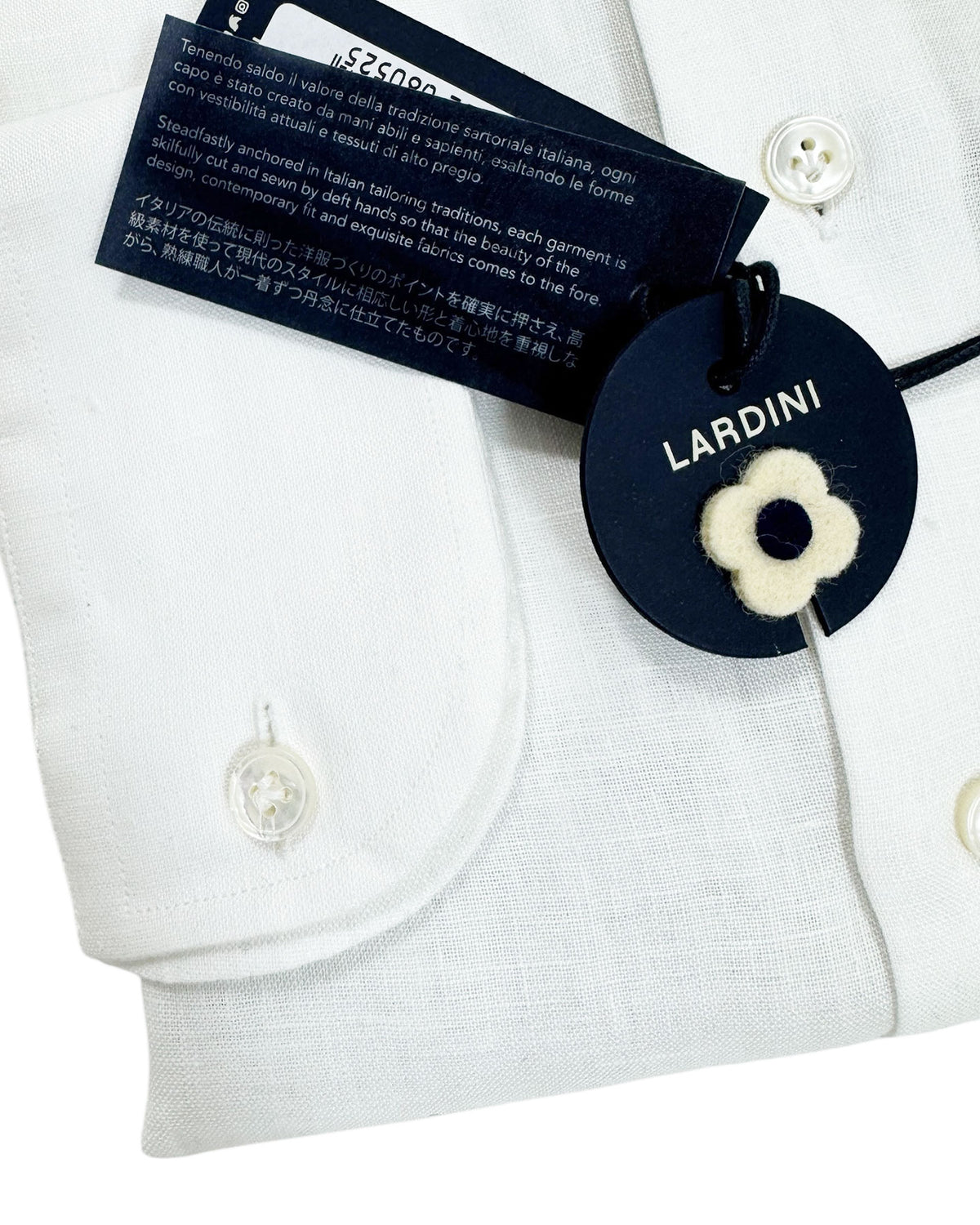 Lardini Linen Shirt White