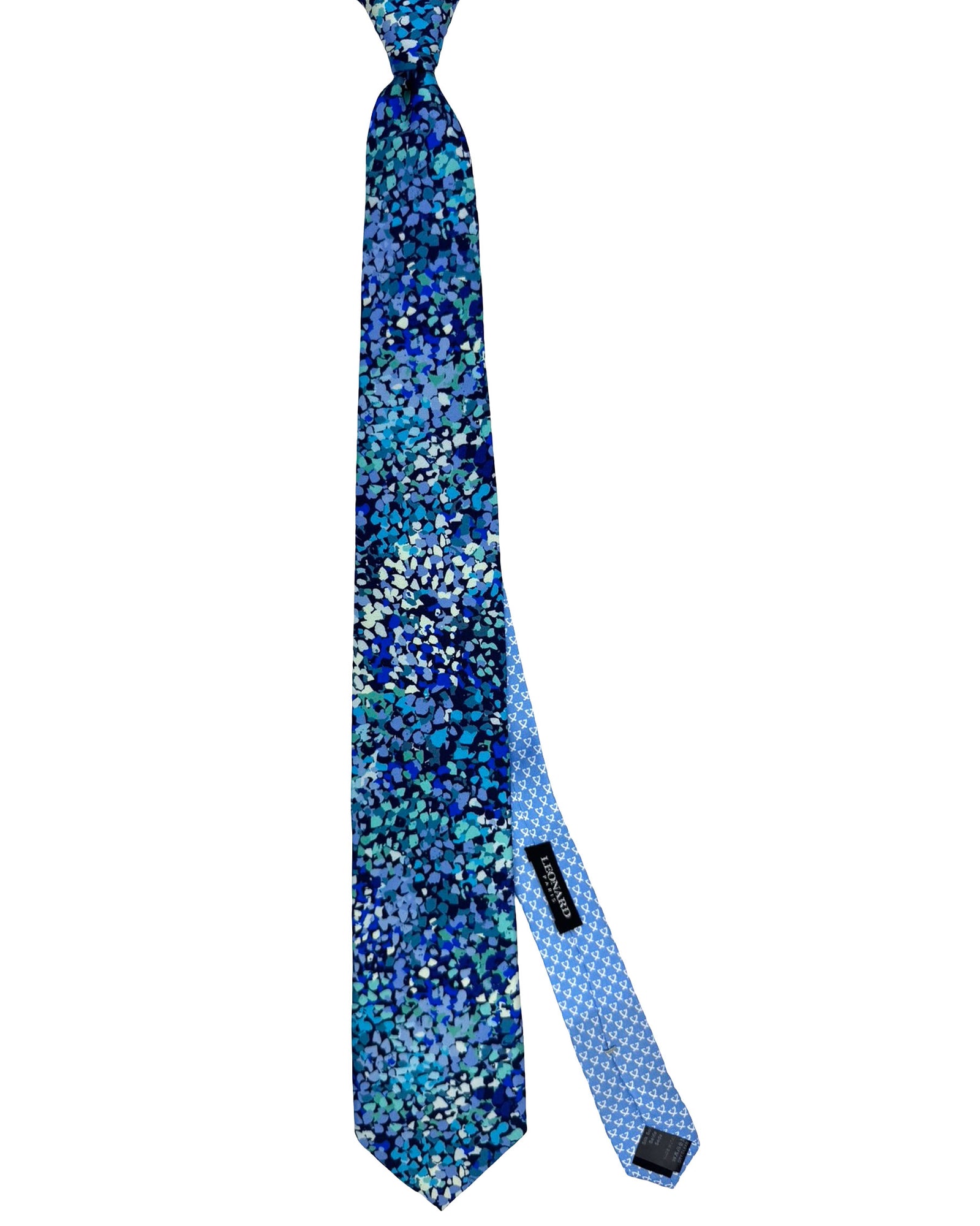 Leonard Paris Silk Tie Royal Blue