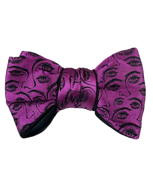 Le Noeud Papillon Purple Original Design - Luxury Self Tie Bow Tie SALE