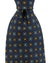 E. Marinella Tie Navy Brown Floral Design