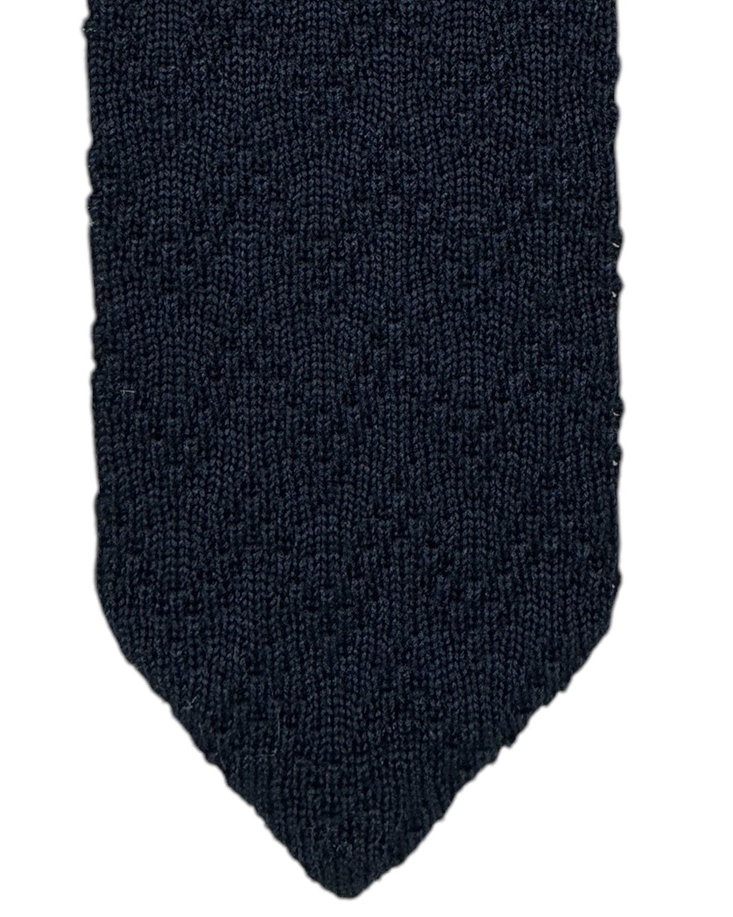 Missoni Knitted Tie Solid Navy