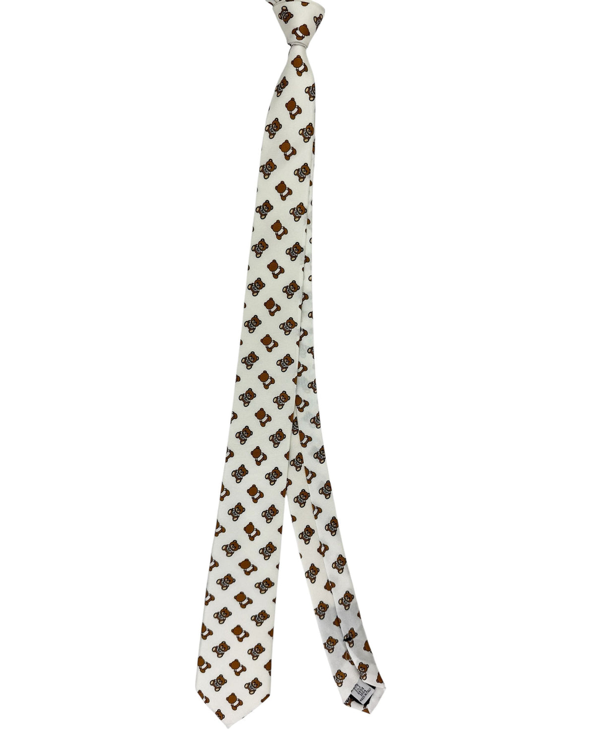 Moschino Tie White Toy Bear Design SALE