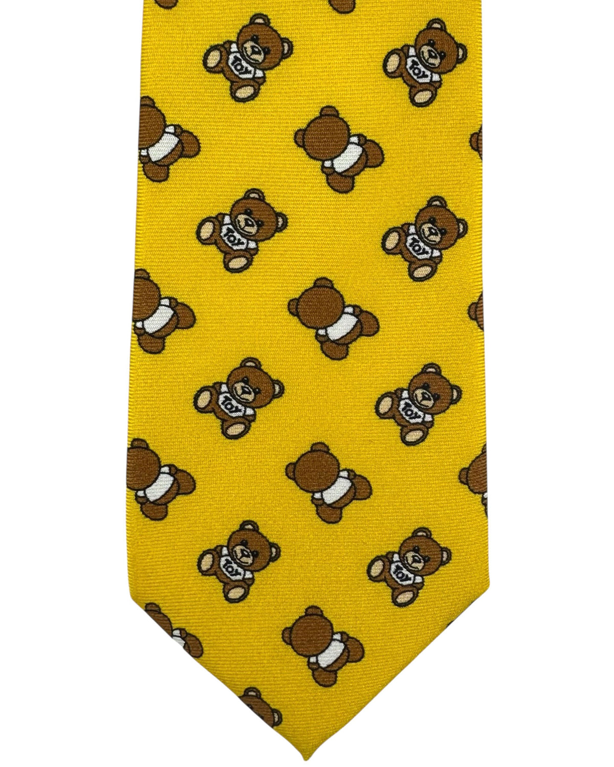 Moschino Skinny Tie Orange Toy Bear Design SALE