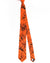 Moschino Tie Orange Novelty Design