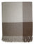 Tessitura Di Novara Cashmere Throw Blanket Brown Beige - Zegna Fabrics SALE