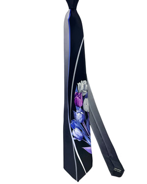 Vitaliano Pancaldi Tie Tulips Design