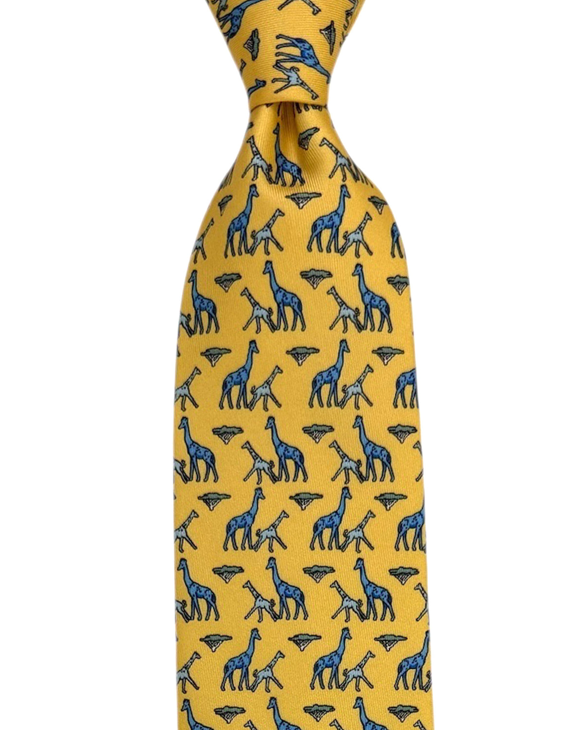 Thomas Pink Tie Golden Yellow Giraffe Safari SALE
