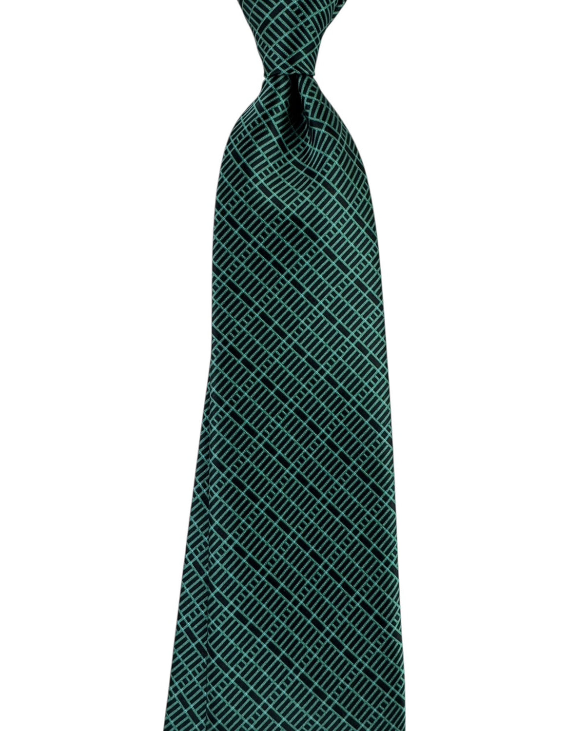 Stefano Ricci Silk Tie Green Black 