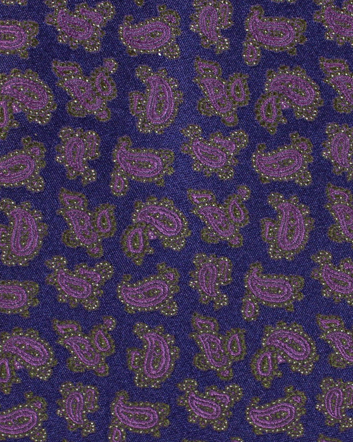 Stefano Ricci Silk Tie Purple Olive Pink Paisley