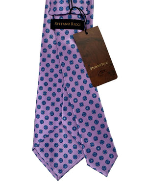 Stefano Ricci Tie Pink Blue Grey Geometric