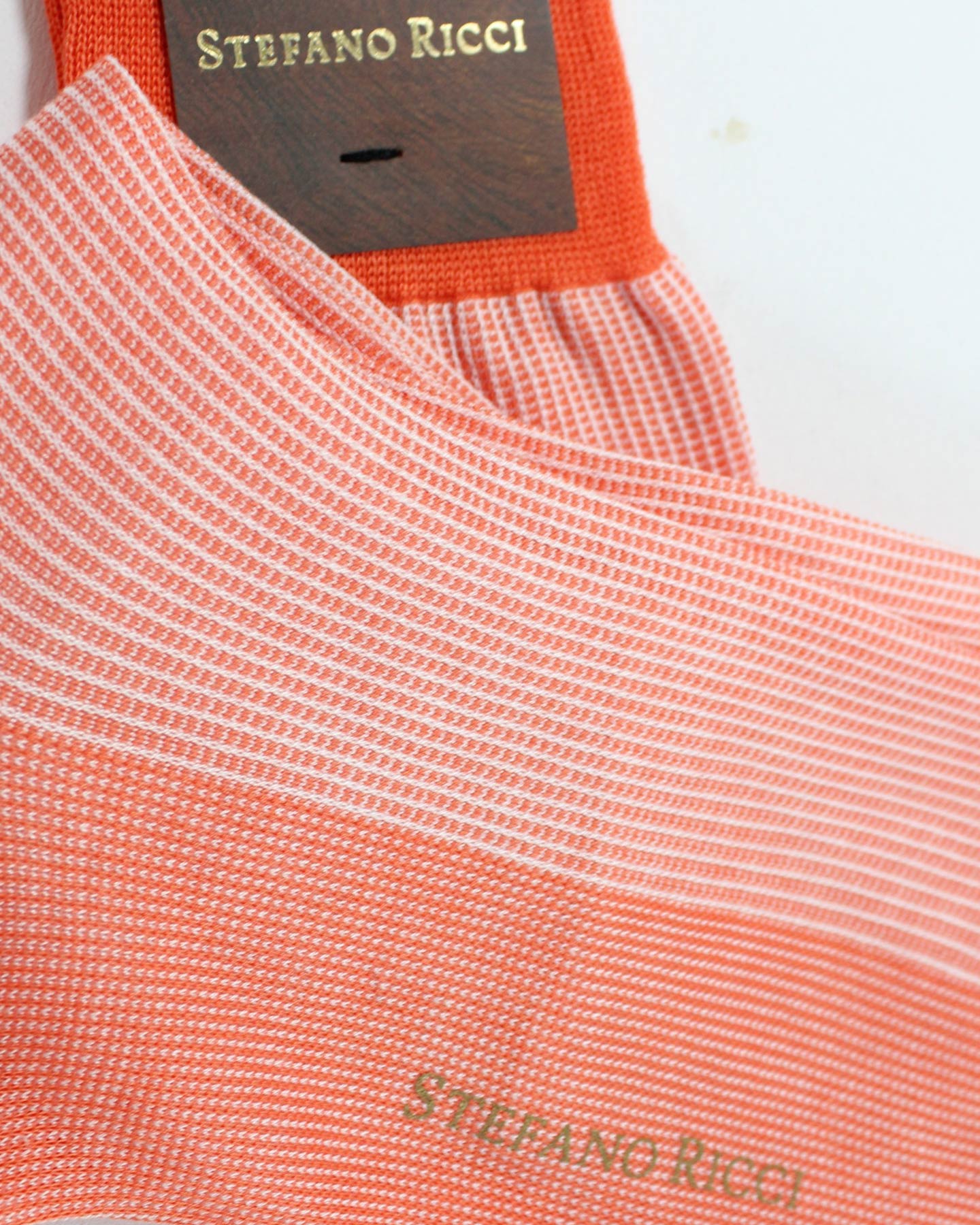 Luxury Stefano Ricci Socks Orange