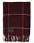 Sartorio Scarf Maroon Windowpane