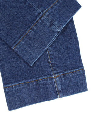 Sartorio Napoli Men Jeans Dark Denim Blue Button Fly