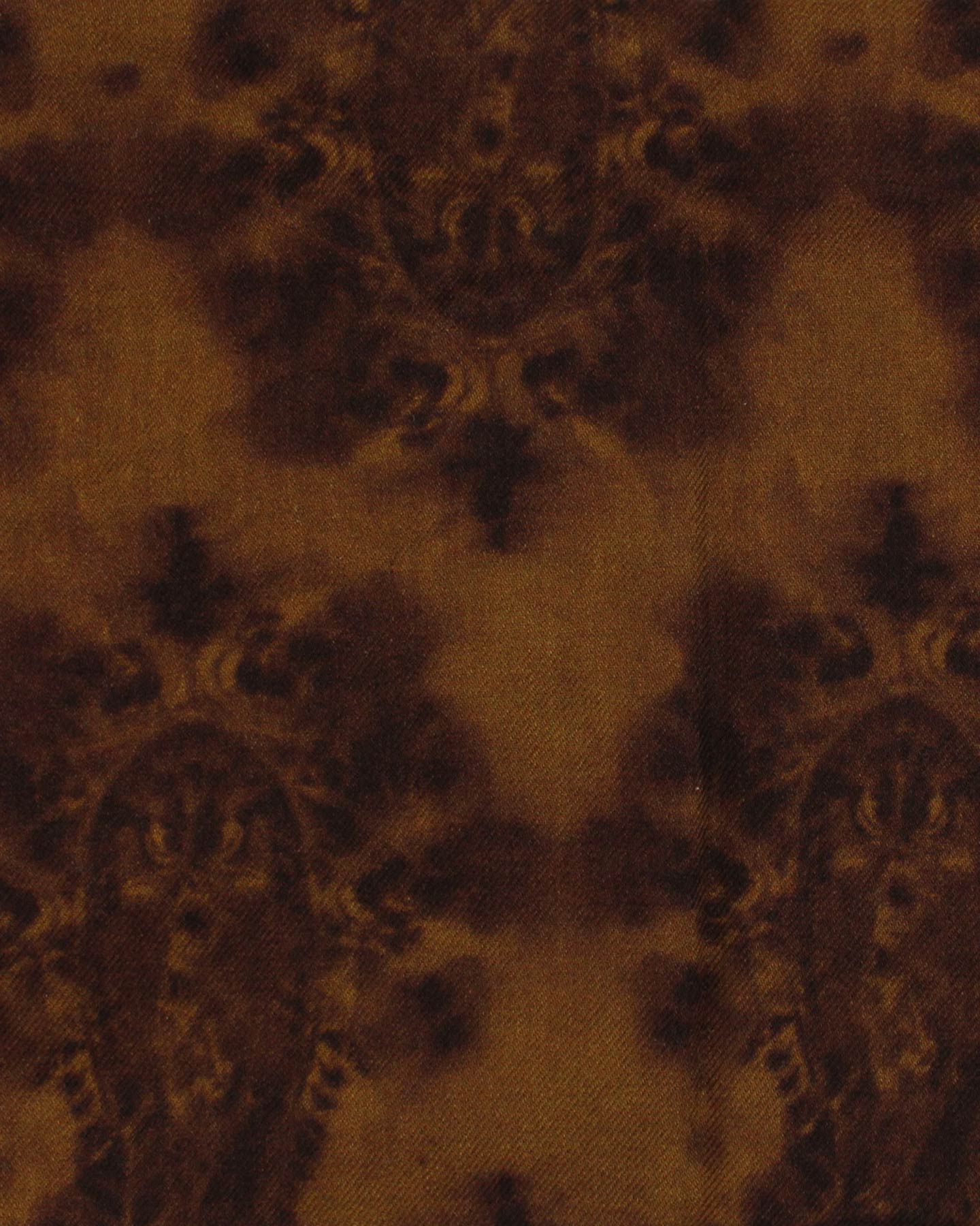 Sartorio Scarf Brown Paisley  New