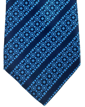 Stefano Ricci Tie Dark Blue Pattern