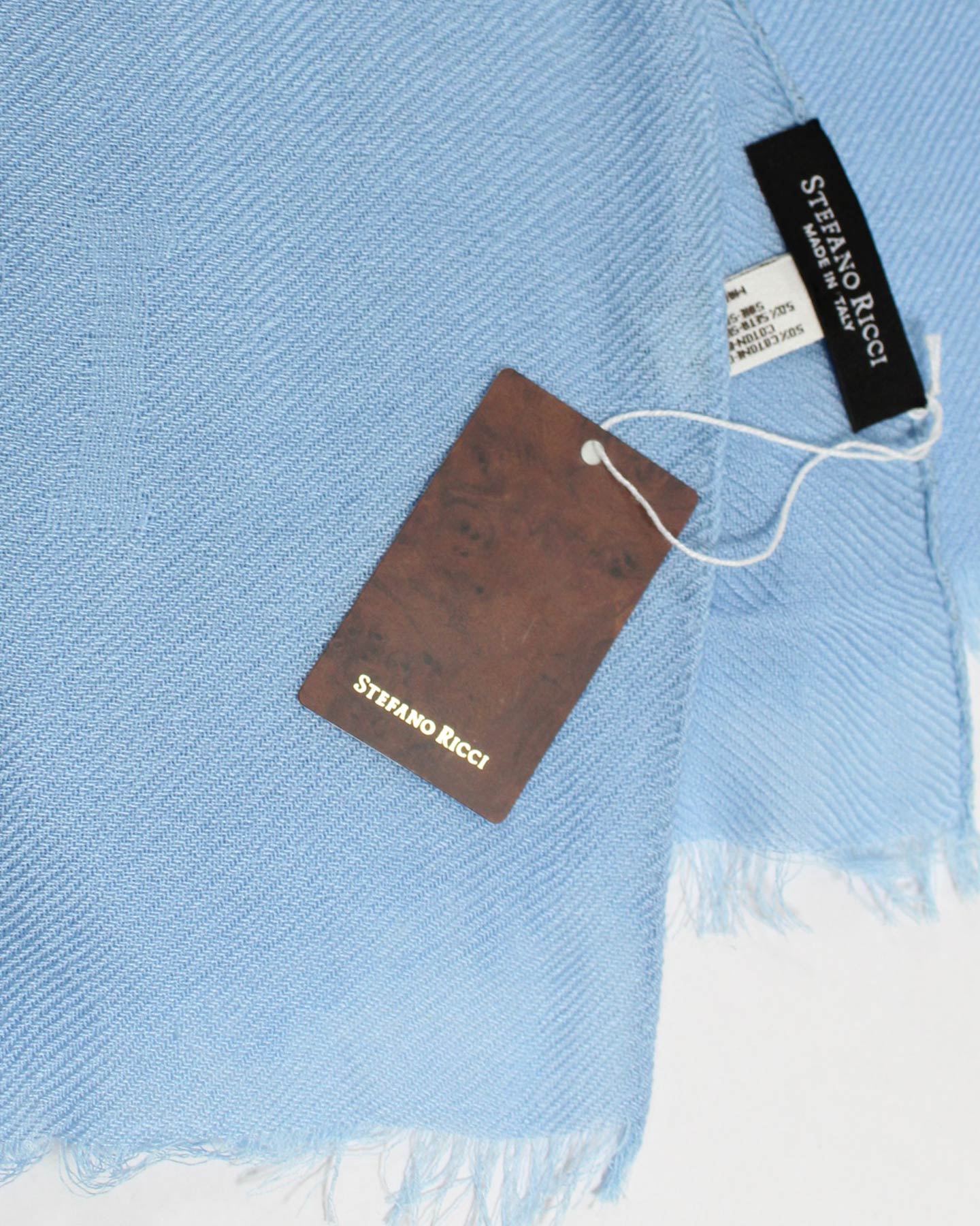 Stefano Ricci Scarf Light Blue - Luxury Shawl