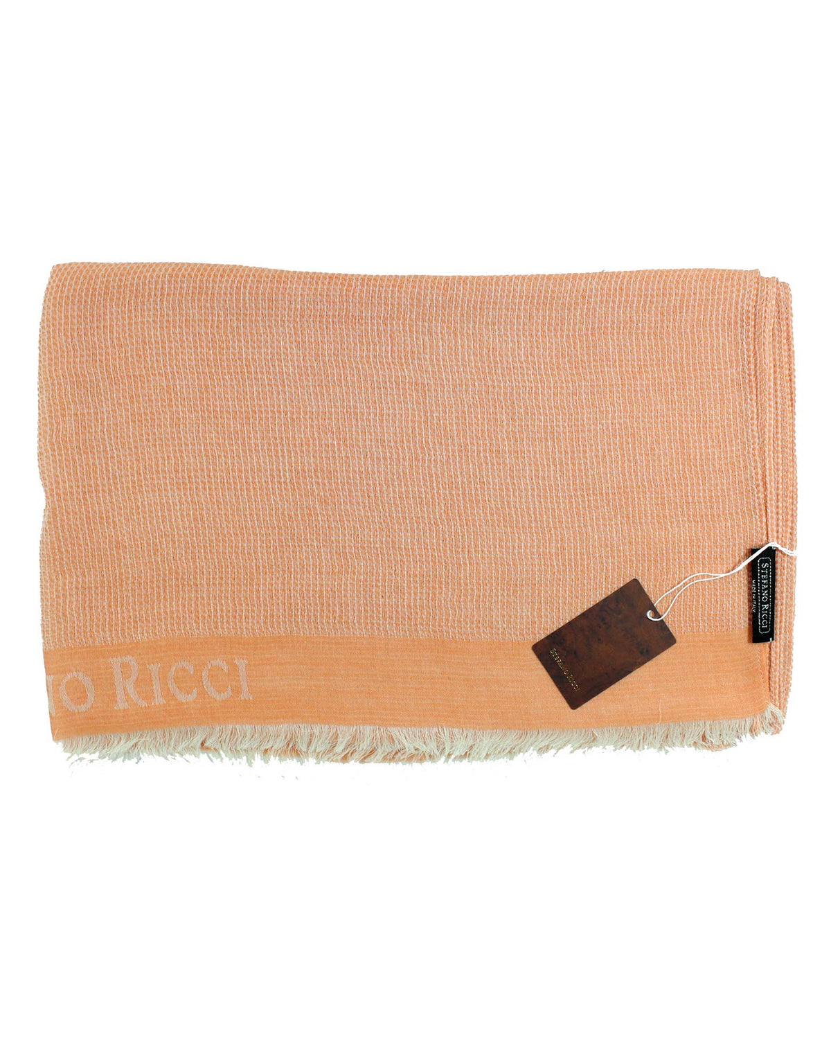 Stefano Ricci Scarf Peach - Luxury Cashmere Silk Shawl