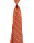 Stefano Ricci Tie Orange Silver Pattern
