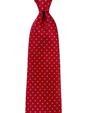 Stefano Ricci Tie Red White and Blue Geometric