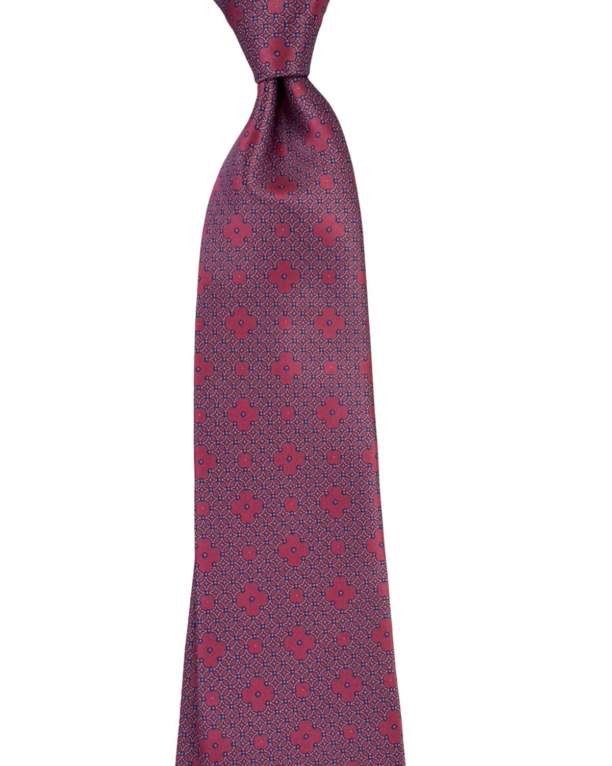 Stefano Ricci Tie Pink and Blue Geometric