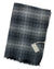 Tom Ford Short Scarf Black Gray Glen Check 