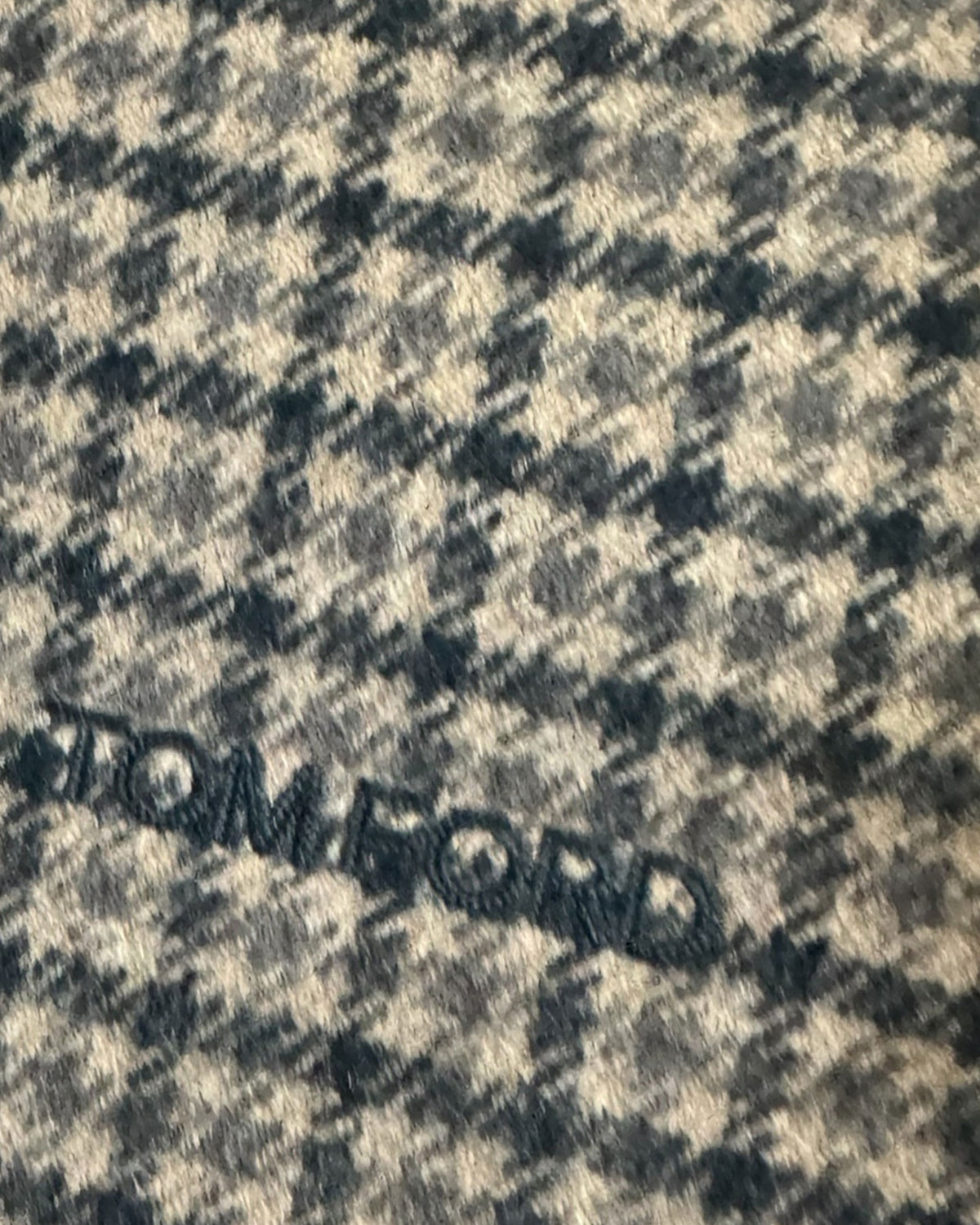 Tom Ford Scarf Brown Beige Check
