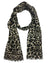 Tom Ford Scarf Beige Brown Black Leopard Design