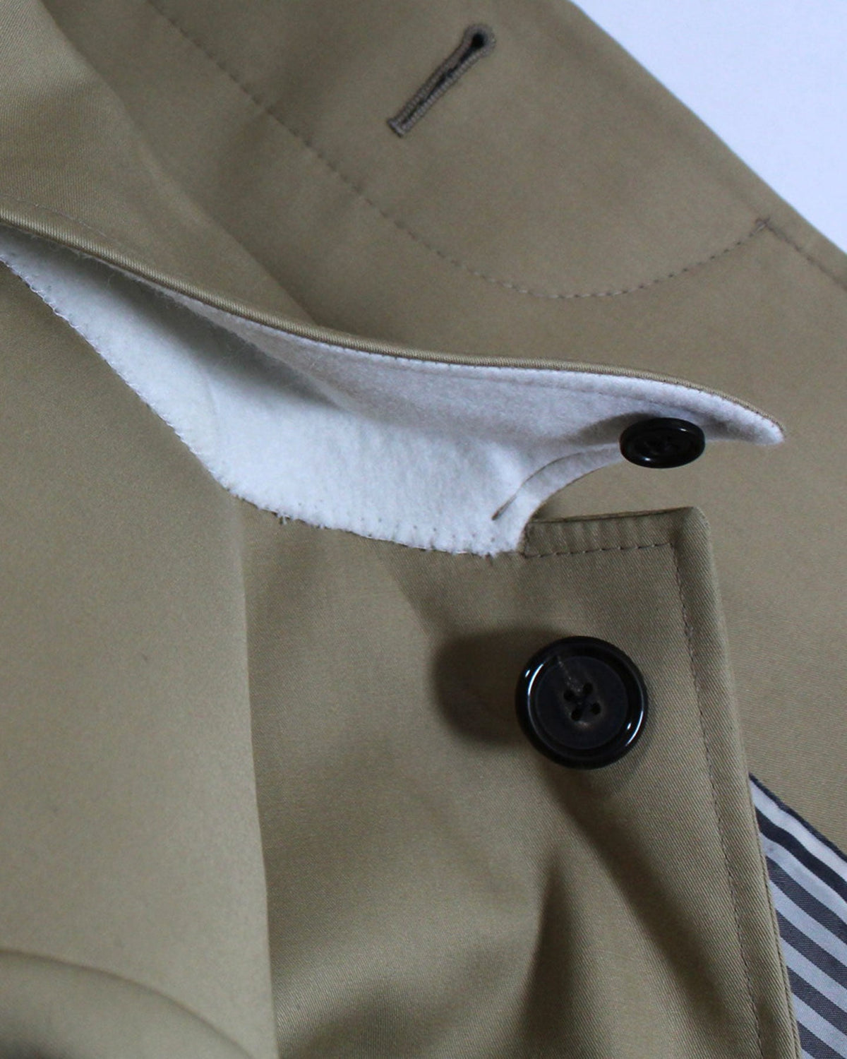 Thom Browne Overcoat Khaki MacKintosh Bal Collar EU 52 - US 42 REDUCED - SALE