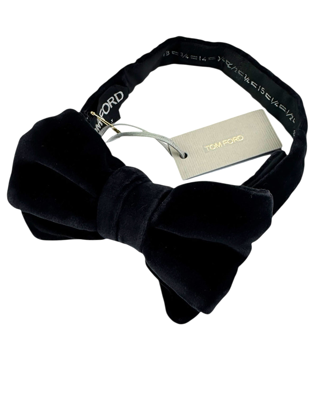 Tom Ford Velvet Bow Tie Black - Hand Made In Italy