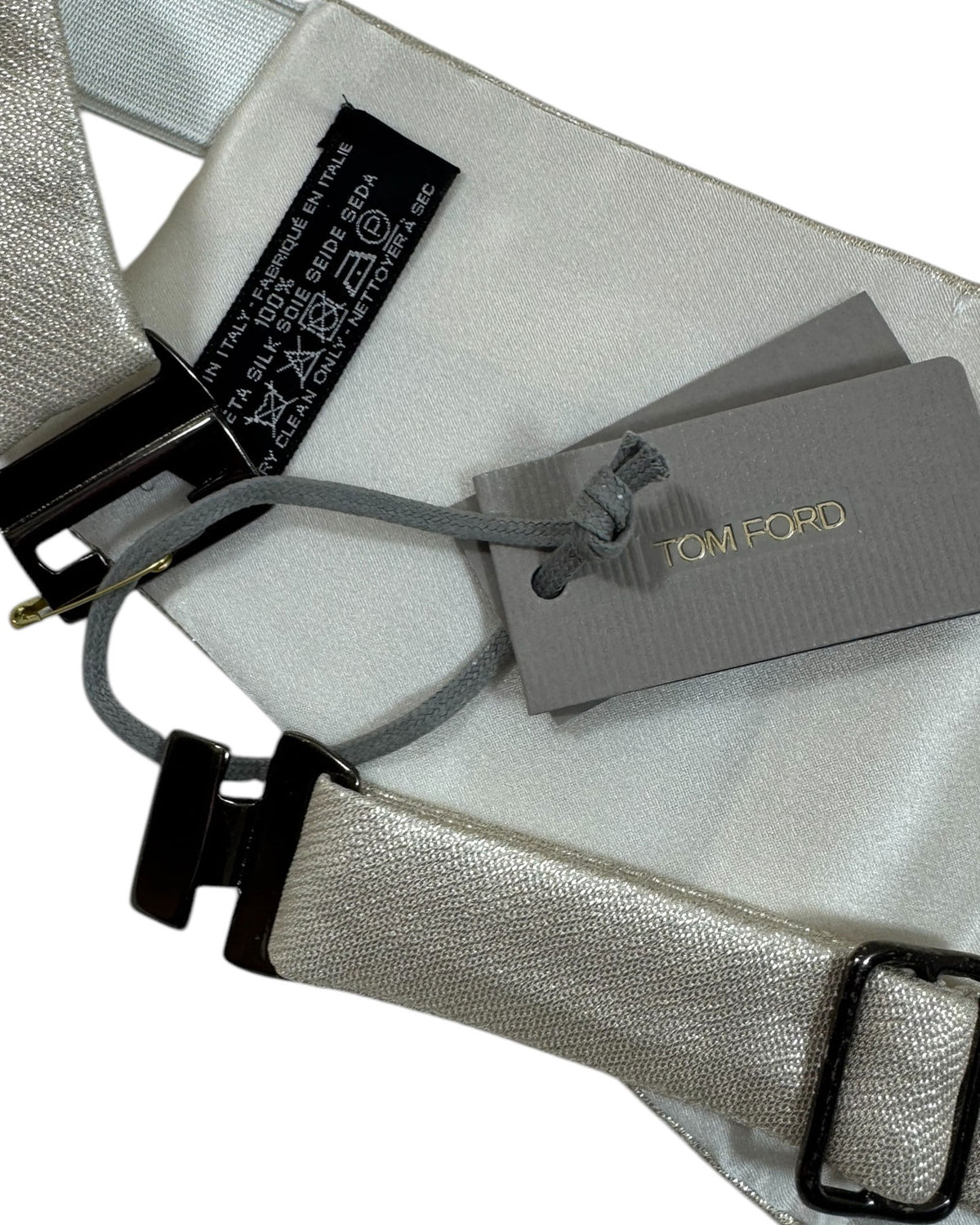 Tom Ford Silk Cummerbund Gold M